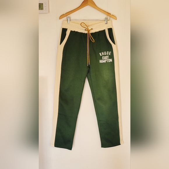 inspired Other - Inspired Rhude Green and Cream Sweatpants